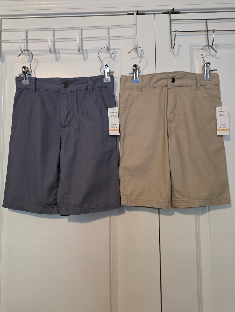 NWT Calvin Klein Boys Short Set Of 2 Size 7
